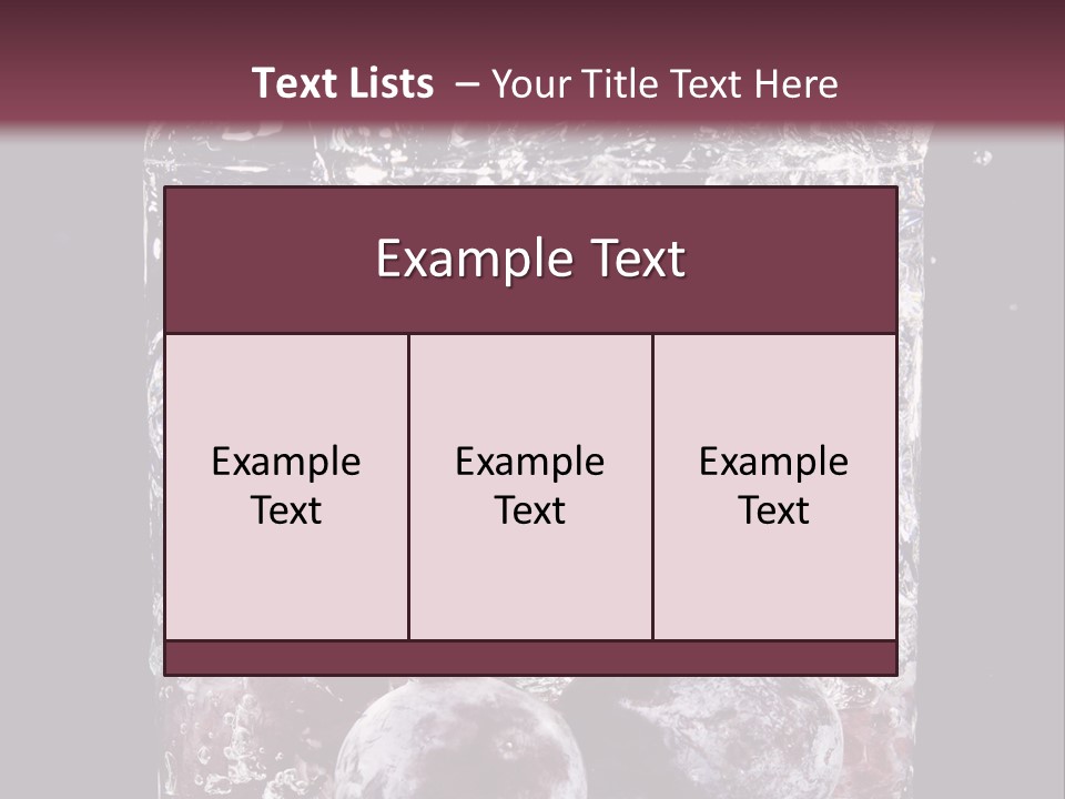 Food Nature Juicy PowerPoint Template