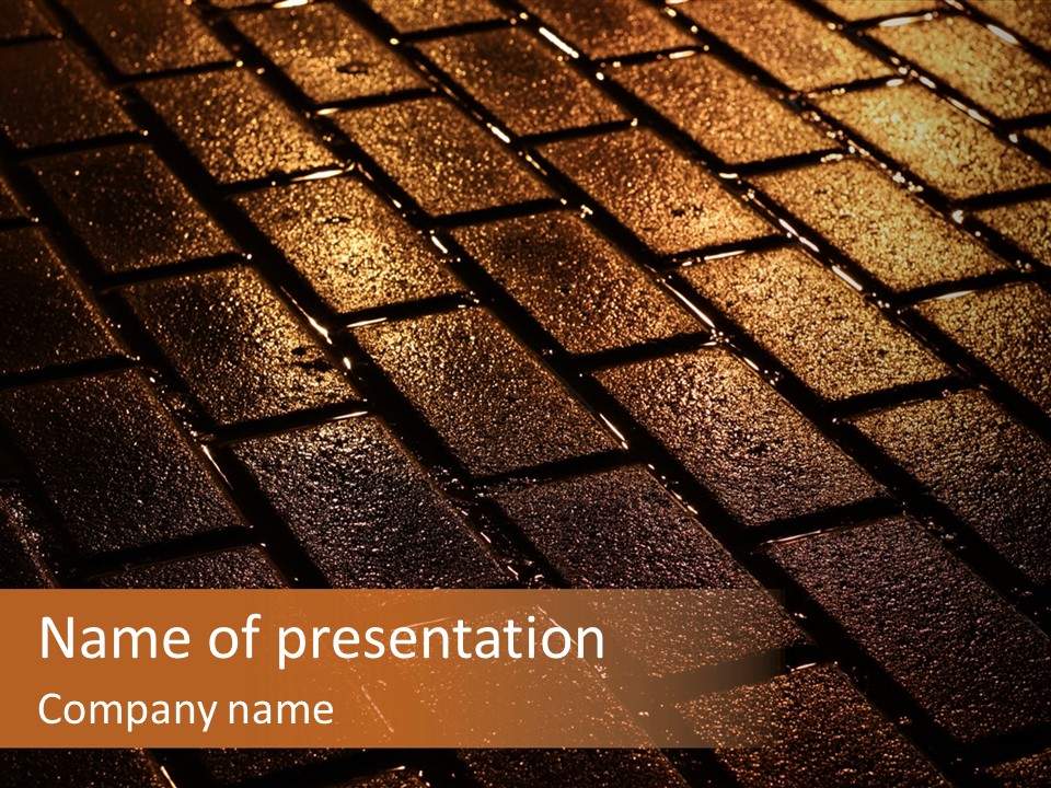 Street Stone PowerPoint Template