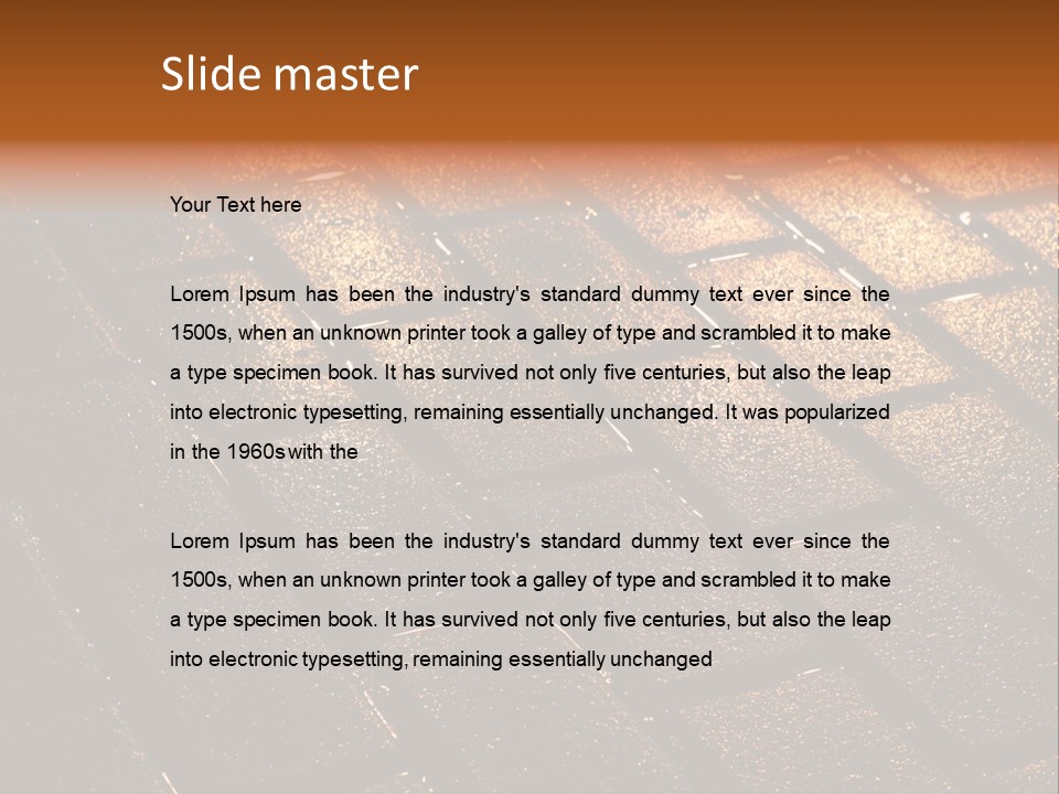 Street Stone PowerPoint Template