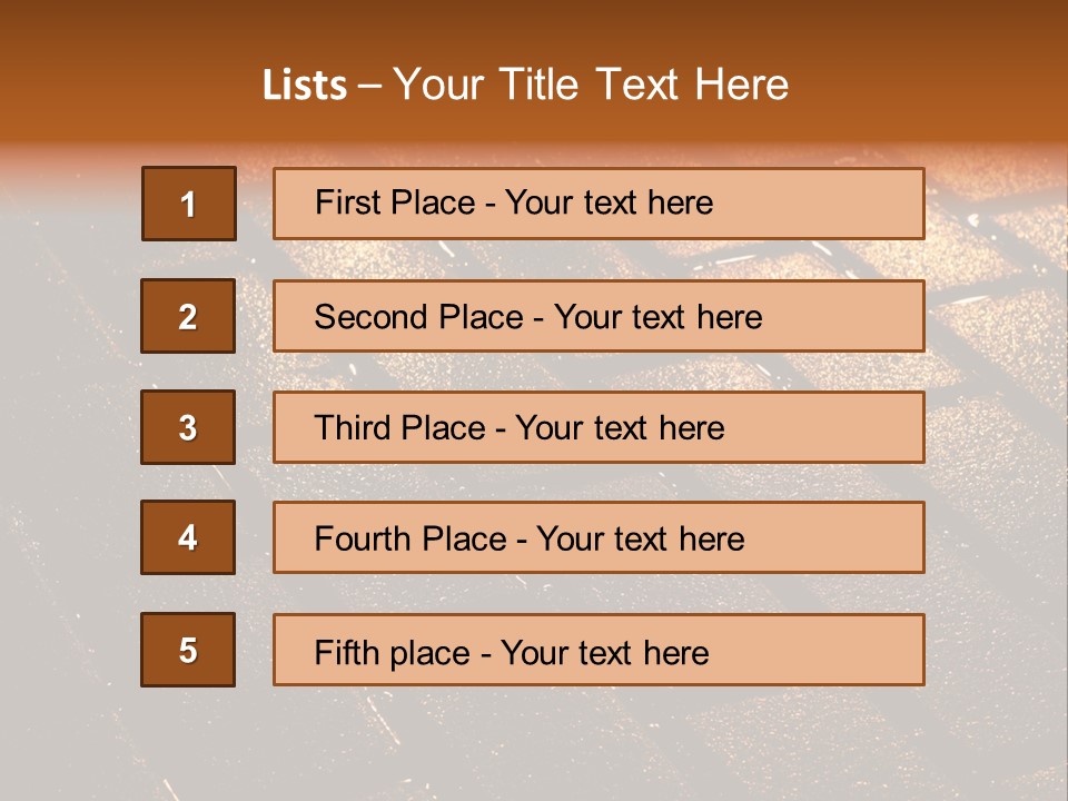 Street Stone PowerPoint Template