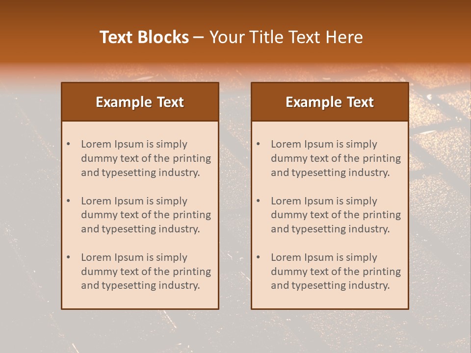 Street Stone PowerPoint Template