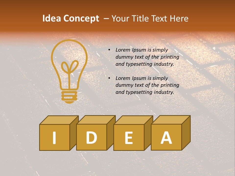 Street Stone PowerPoint Template