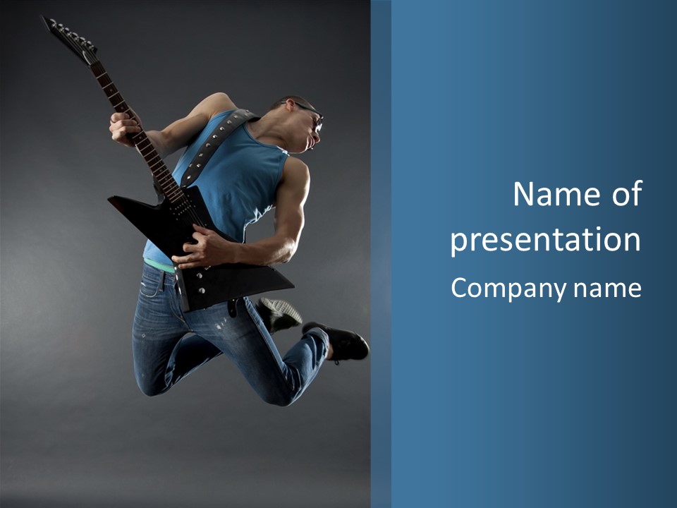 Music Wordpress Themes PowerPoint Template