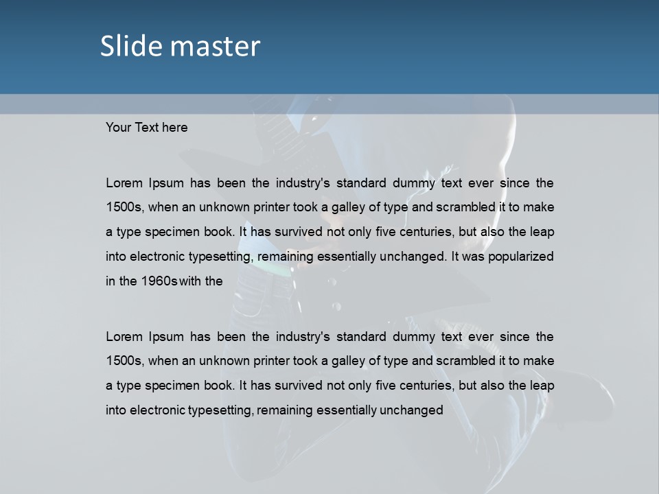 Music Wordpress Themes PowerPoint Template