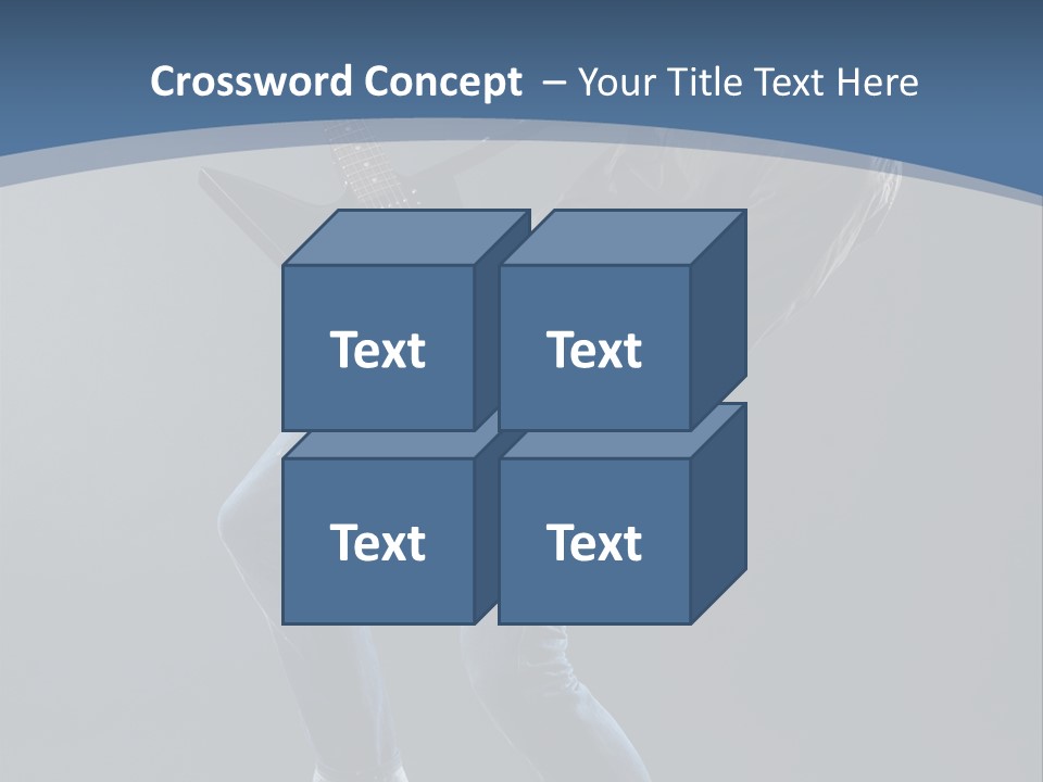 Black Guitarist PowerPoint Template