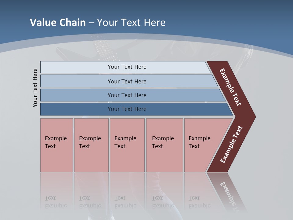 Black Guitarist PowerPoint Template