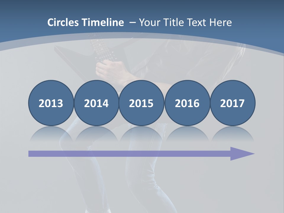 Black Guitarist PowerPoint Template