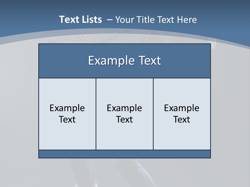 Black Guitarist PowerPoint Template