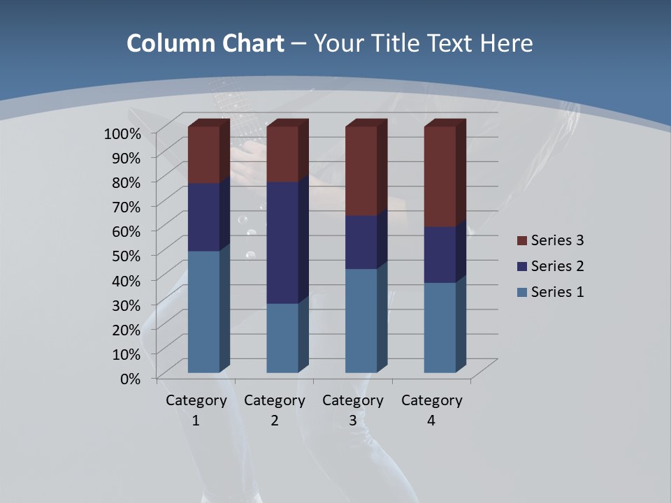 Black Guitarist PowerPoint Template