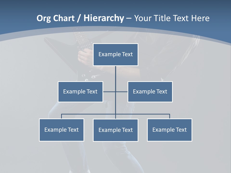 Black Guitarist PowerPoint Template