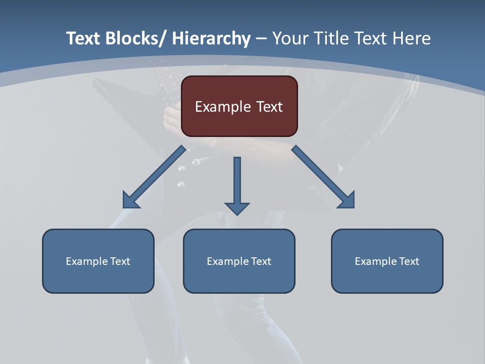 Black Guitarist PowerPoint Template
