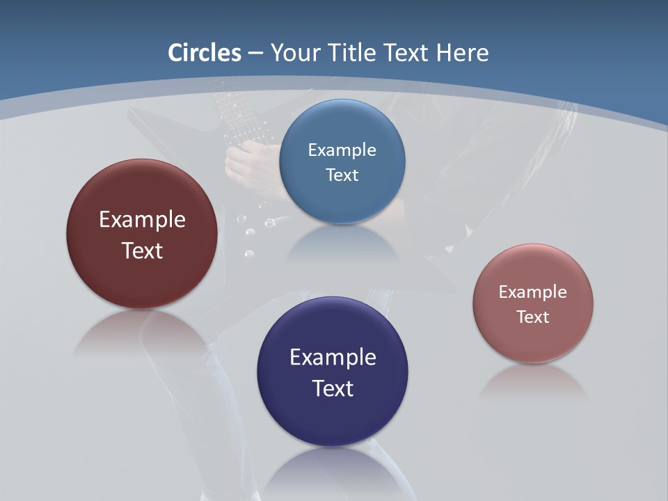 Black Guitarist PowerPoint Template