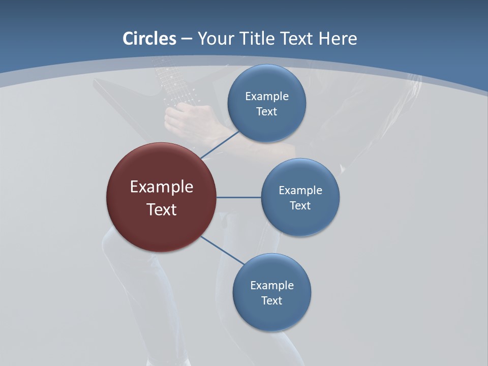 Black Guitarist PowerPoint Template