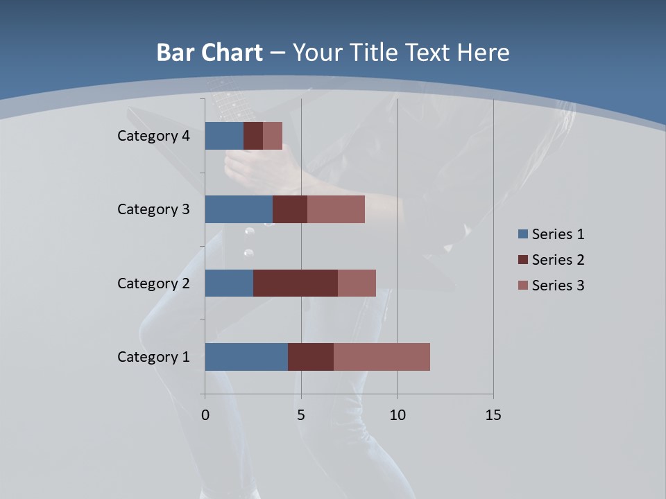 Black Guitarist PowerPoint Template