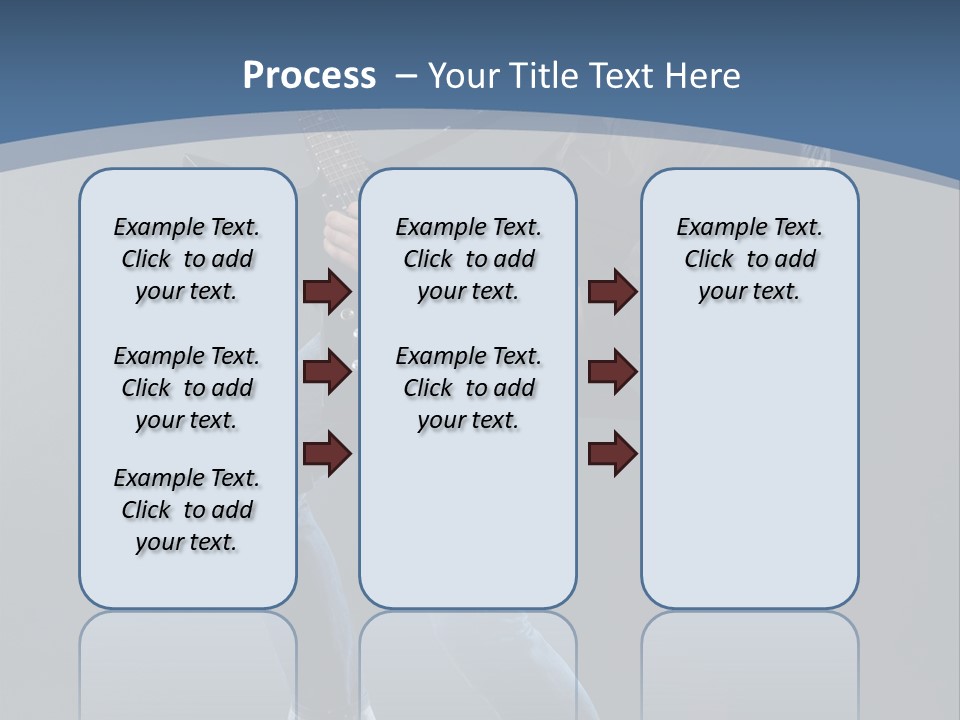 Black Guitarist PowerPoint Template