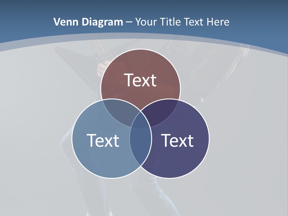 Black Guitarist PowerPoint Template