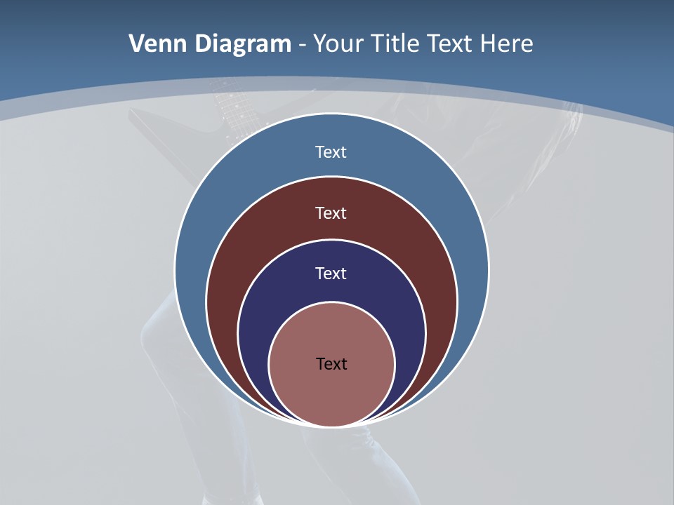 Black Guitarist PowerPoint Template