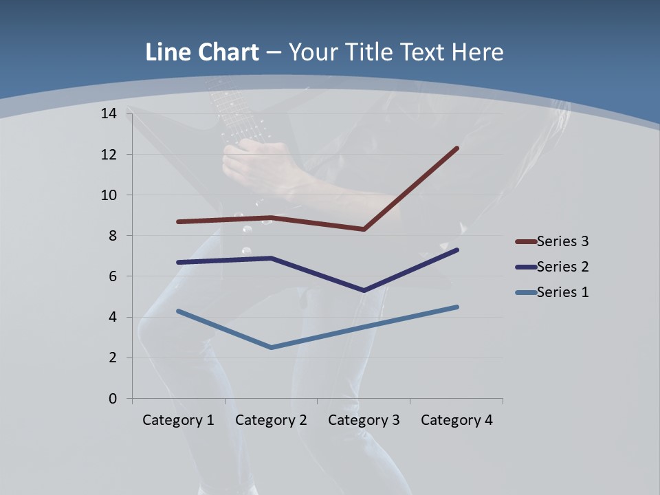 Black Guitarist PowerPoint Template