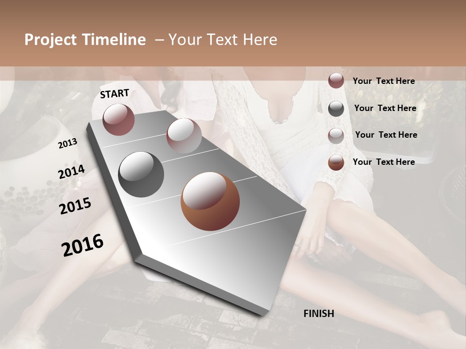 Dreaming In Paradise PowerPoint Template