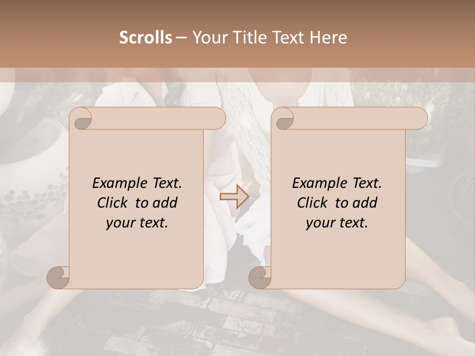 Dreaming In Paradise PowerPoint Template