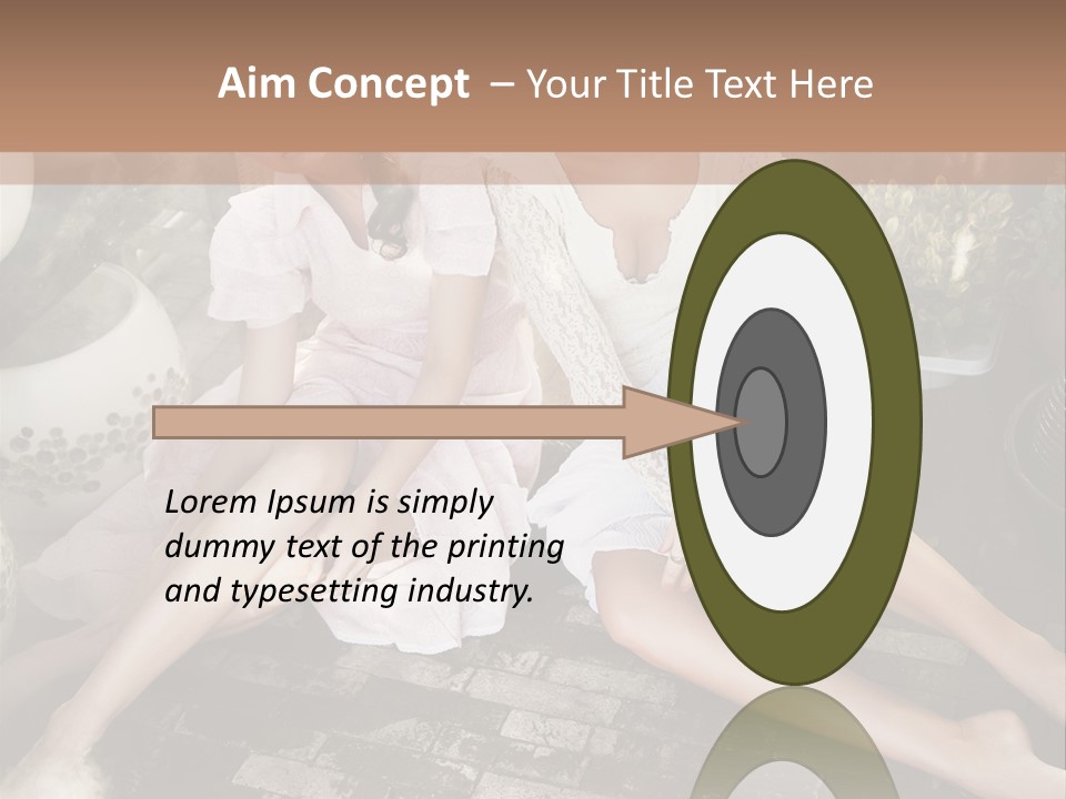 Dreaming In Paradise PowerPoint Template