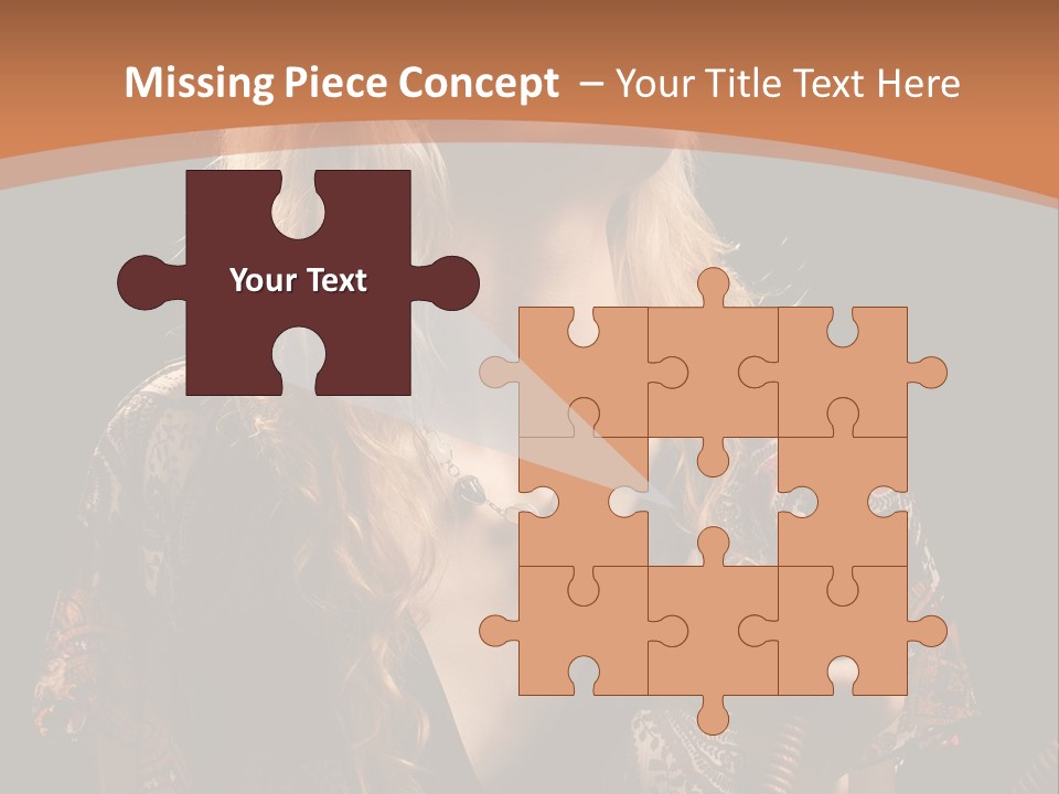 Person Hookah One PowerPoint Template