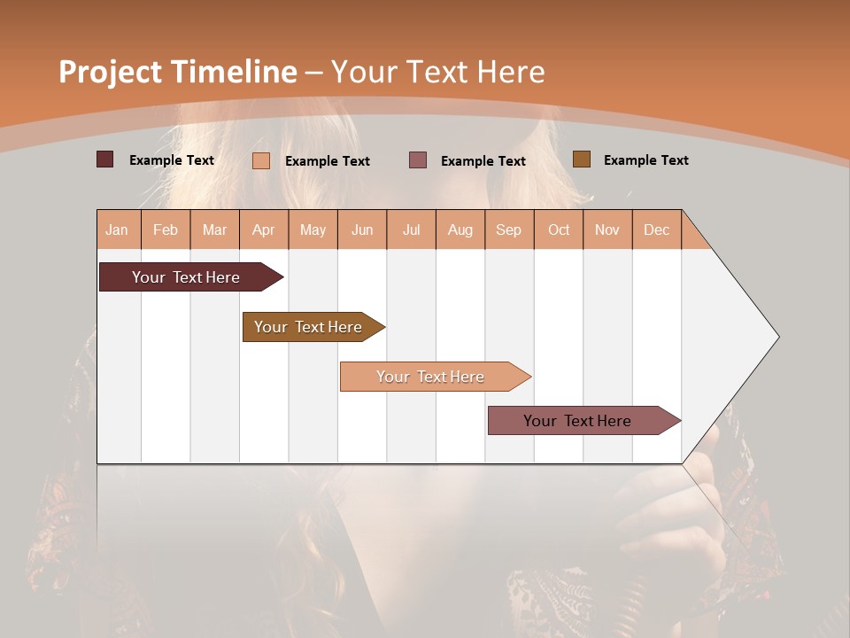 Person Hookah One PowerPoint Template