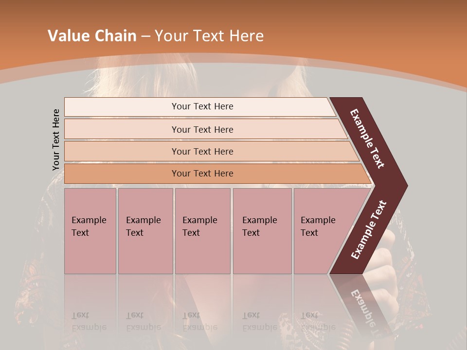 Person Hookah One PowerPoint Template