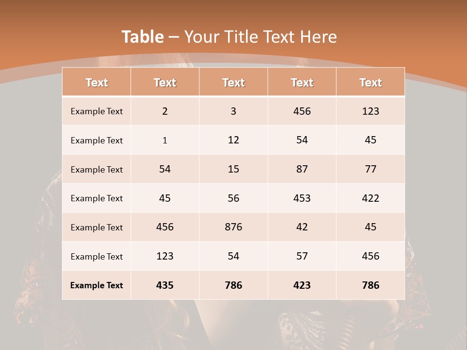 Person Hookah One PowerPoint Template