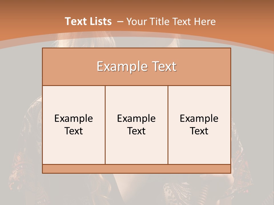 Person Hookah One PowerPoint Template