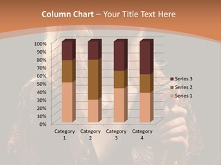 Person Hookah One PowerPoint Template