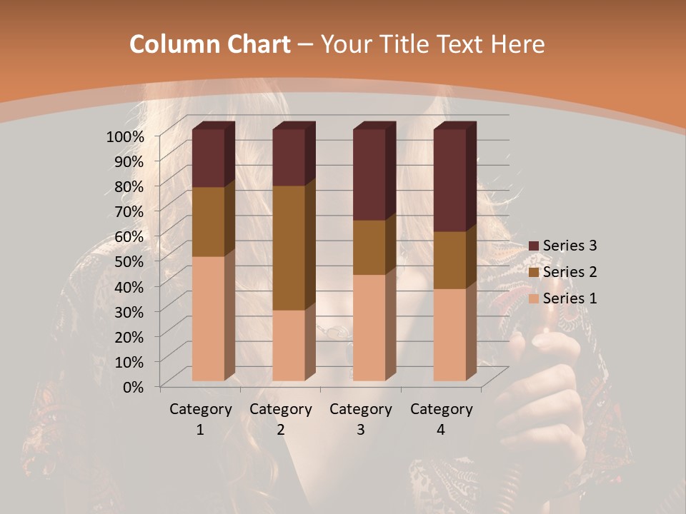 Person Hookah One PowerPoint Template