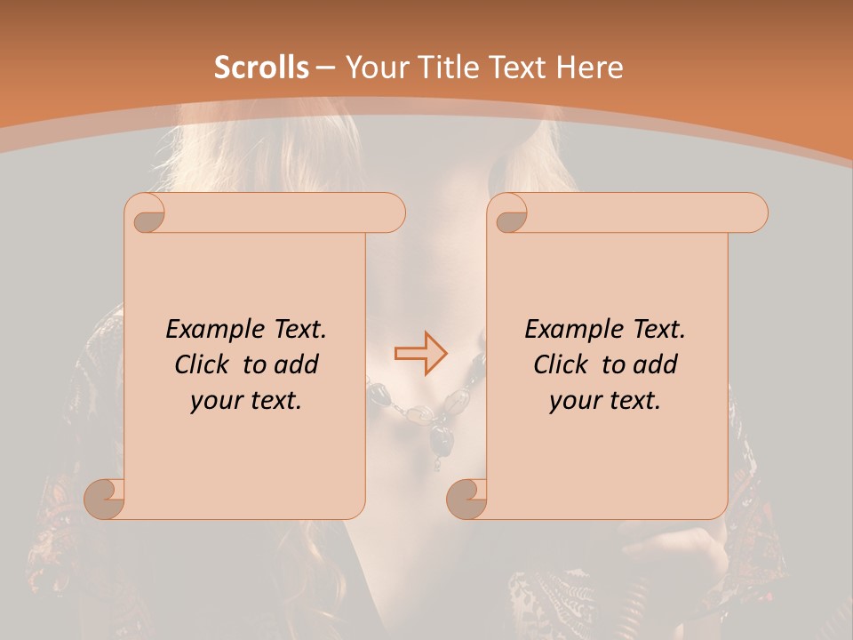 Person Hookah One PowerPoint Template