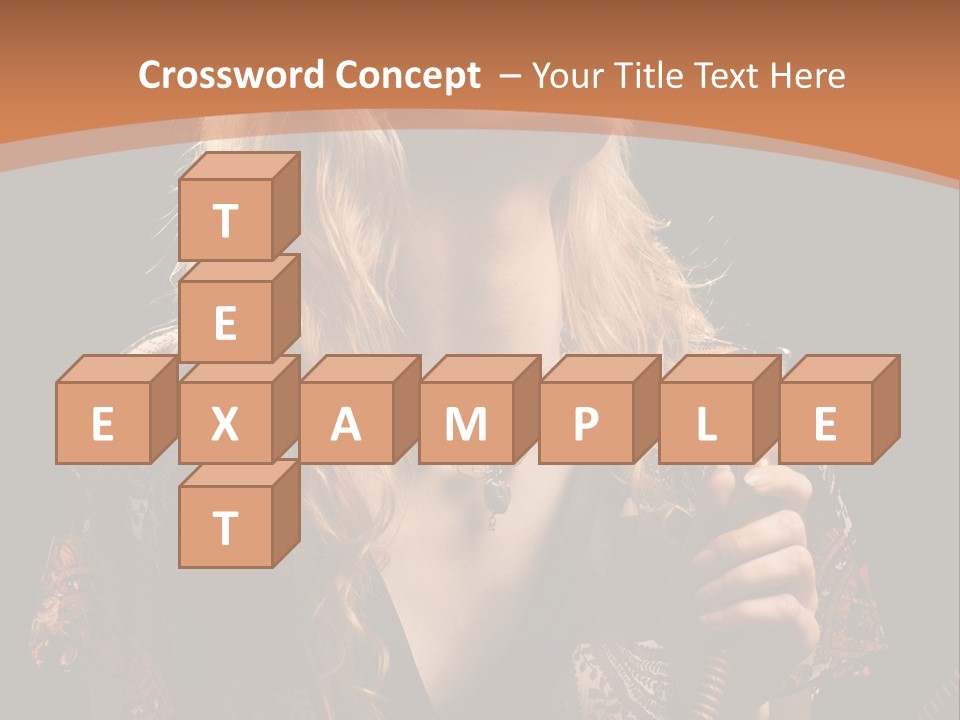 Person Hookah One PowerPoint Template