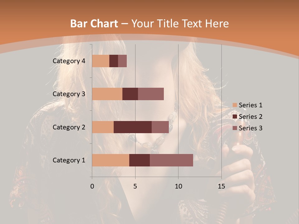 Person Hookah One PowerPoint Template