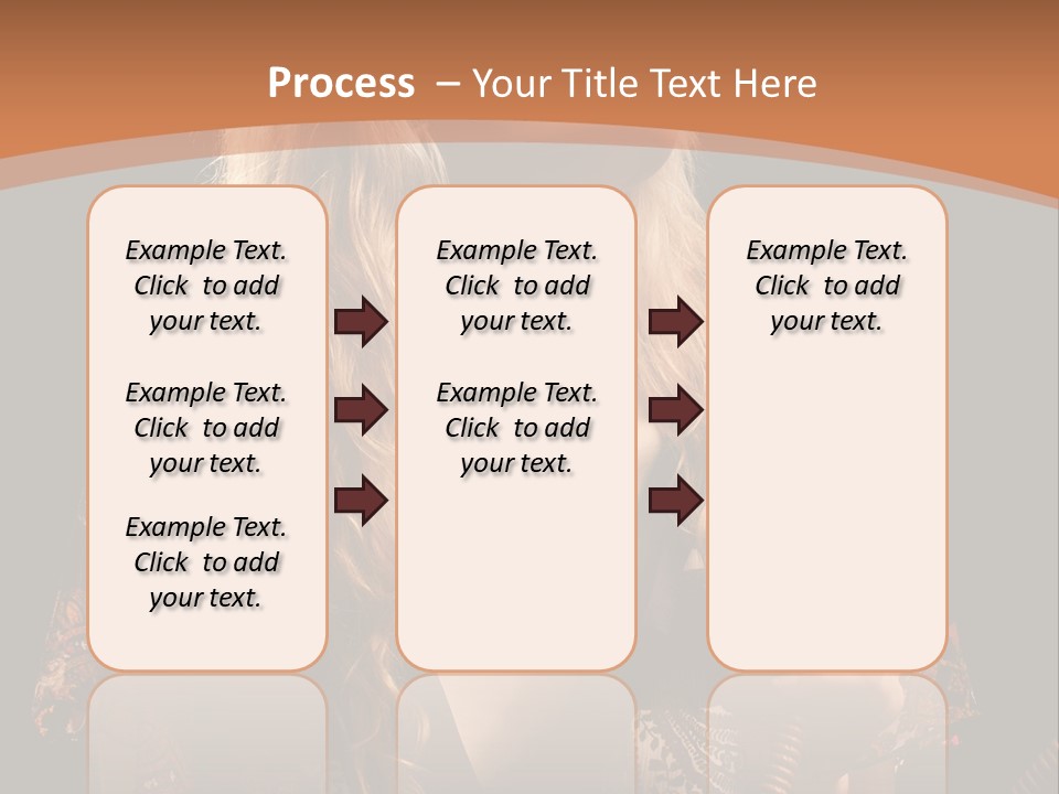 Person Hookah One PowerPoint Template