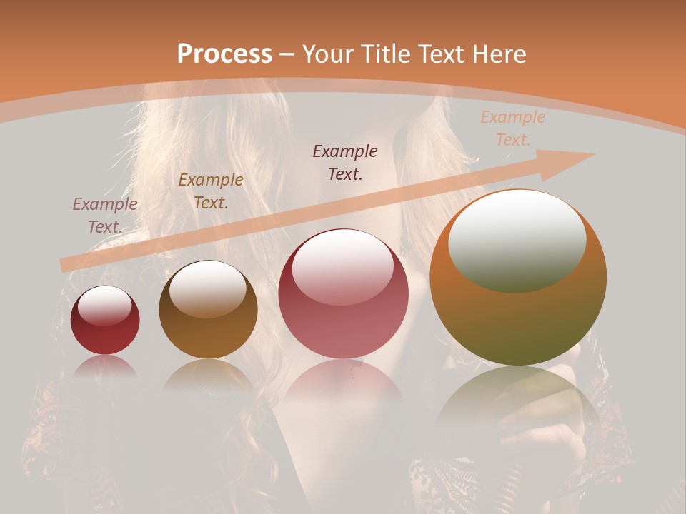 Person Hookah One PowerPoint Template