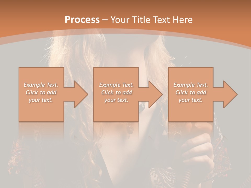 Person Hookah One PowerPoint Template
