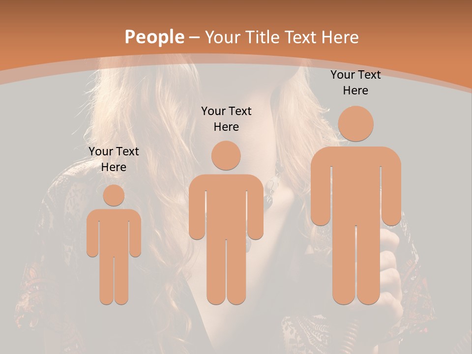 Person Hookah One PowerPoint Template