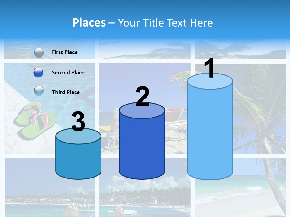 Slipper Feet Beachfront PowerPoint Template