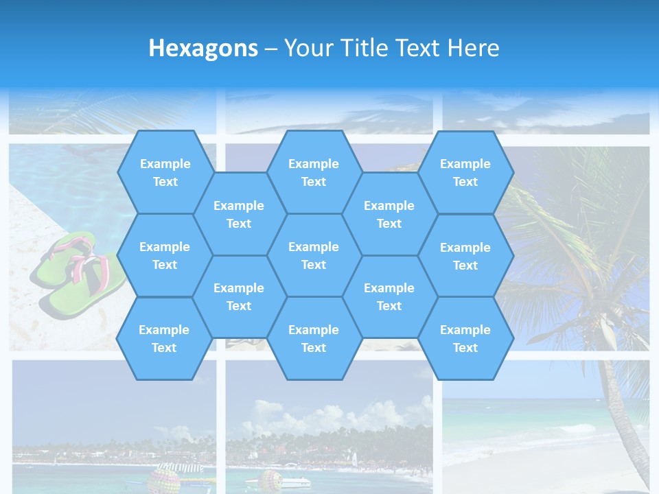 Slipper Feet Beachfront PowerPoint Template