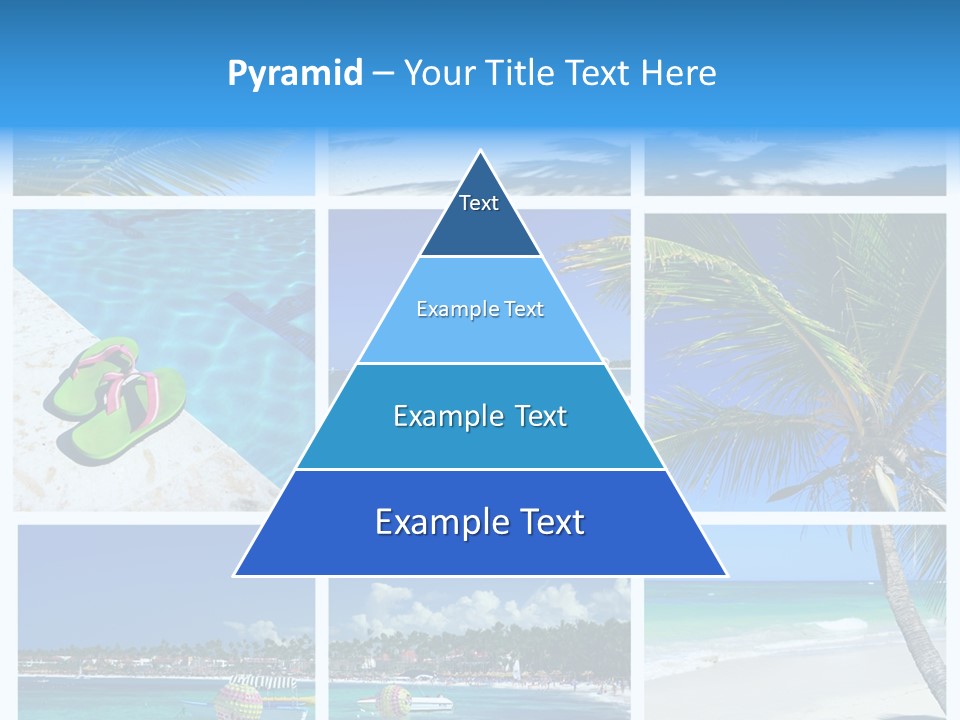 Slipper Feet Beachfront PowerPoint Template