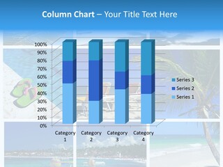 Slipper Feet Beachfront PowerPoint Template