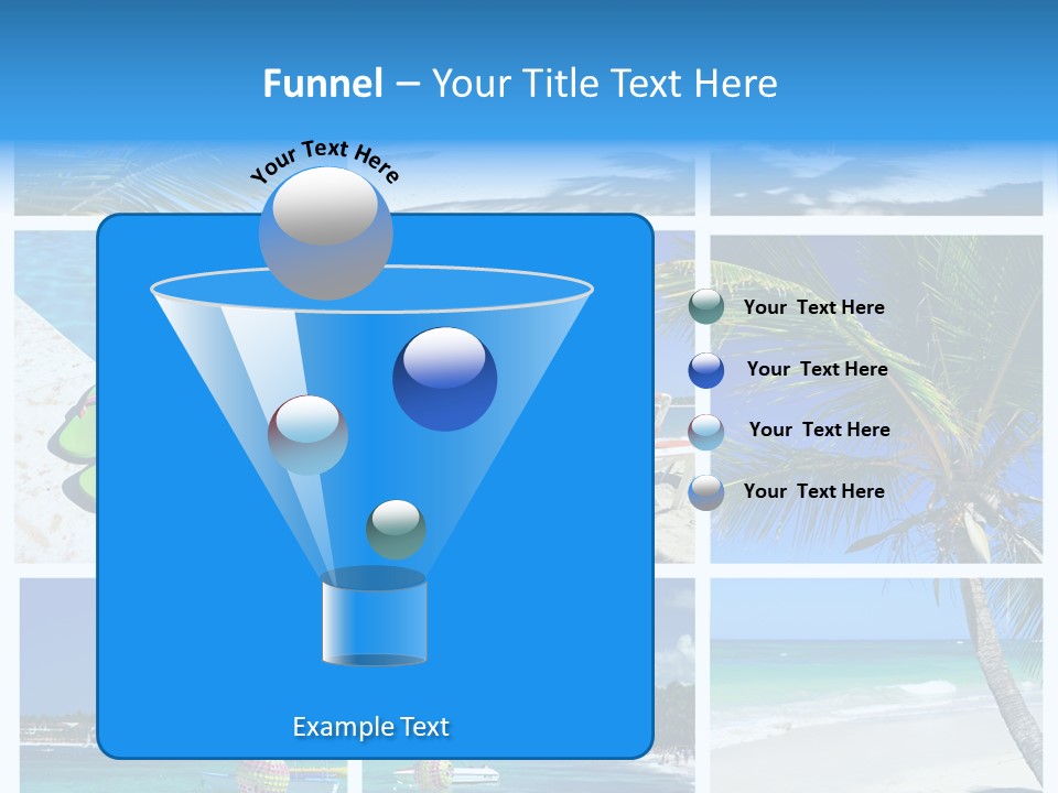 Slipper Feet Beachfront PowerPoint Template