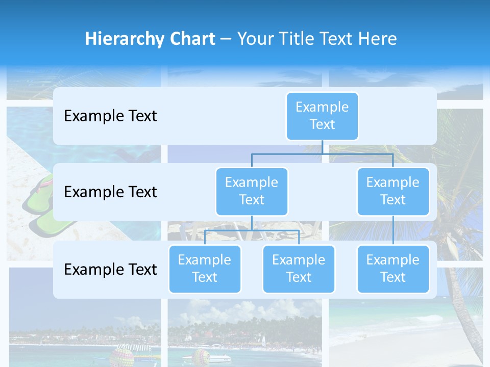Slipper Feet Beachfront PowerPoint Template