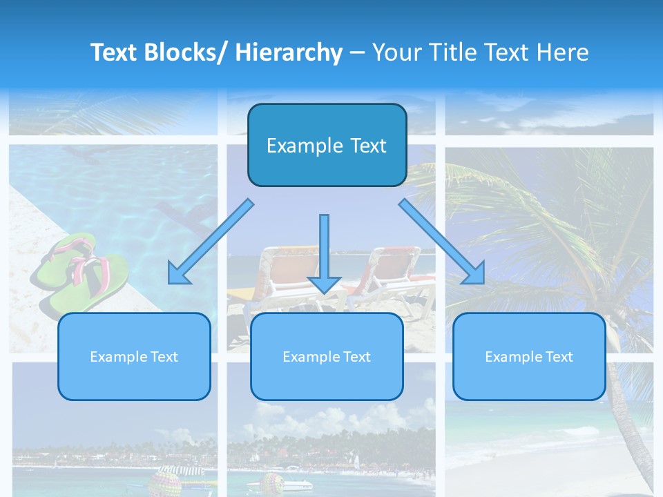 Slipper Feet Beachfront PowerPoint Template