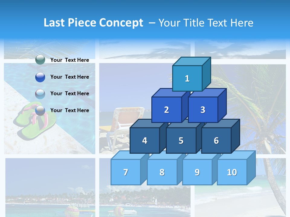 Slipper Feet Beachfront PowerPoint Template