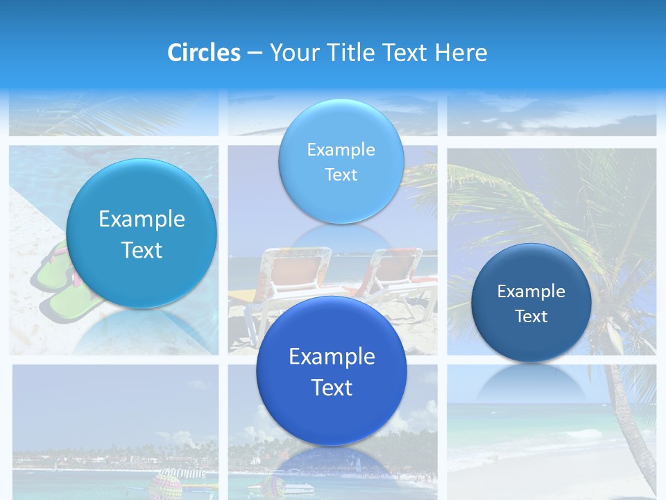 Slipper Feet Beachfront PowerPoint Template