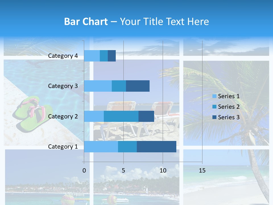 Slipper Feet Beachfront PowerPoint Template