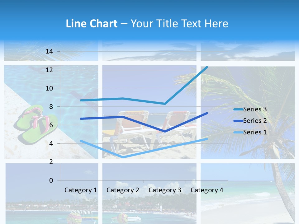 Slipper Feet Beachfront PowerPoint Template